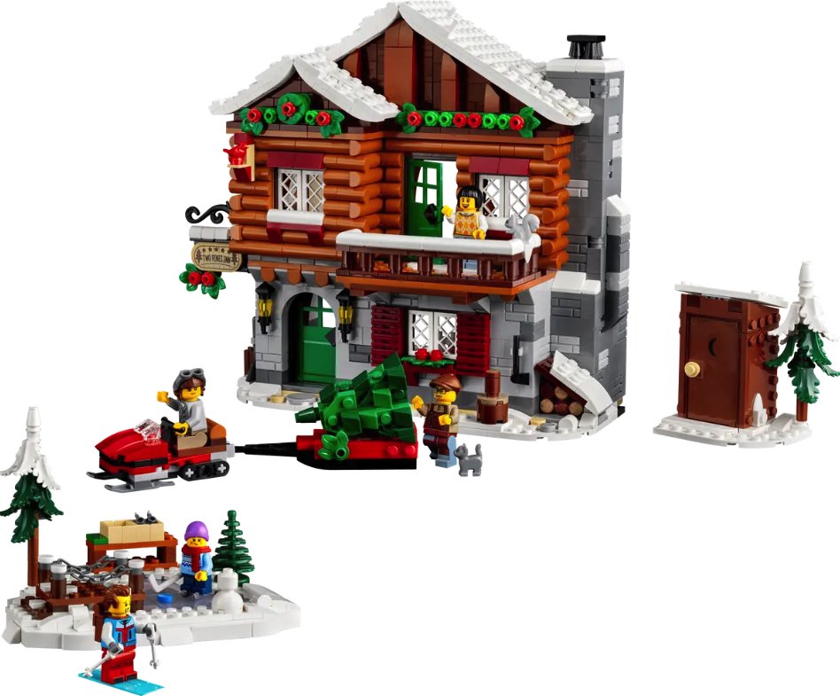 Experience winter magic with LEGO Icons Alpine Lodge (10325)! Cozy fires, outdoor fun, and more await. Available October 4, 2023.

thebrickstand.com/alpine-lodge-r…

#LEGO #NewProducts #Icons