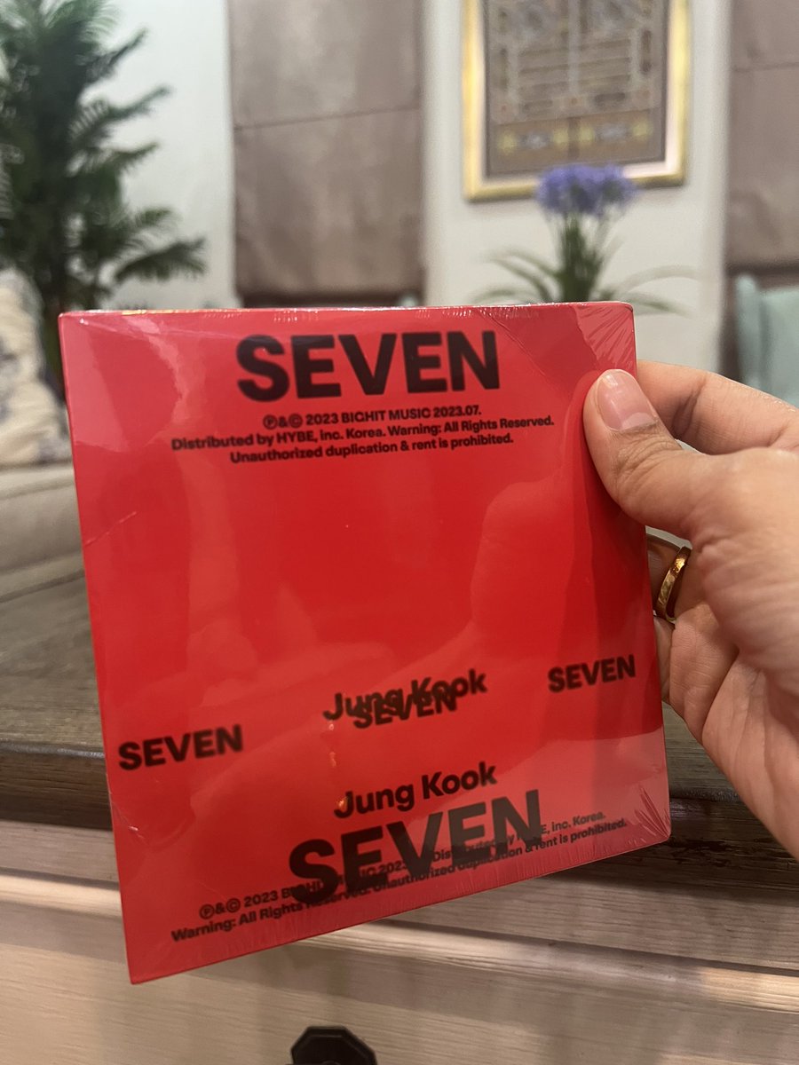 nisasha84's tweet photo. Hi Army!!!

Jungkook Seven Single CD Giveaway (🇲🇾 only)

⁃1 lucky winner
⁃RT and Like
⁃Only for my moots
⁃End: 20 Sept 2023 @ 10 pm

Good Luck Army 😎 #nisaGA https://t.co/HDJQC7Eyub