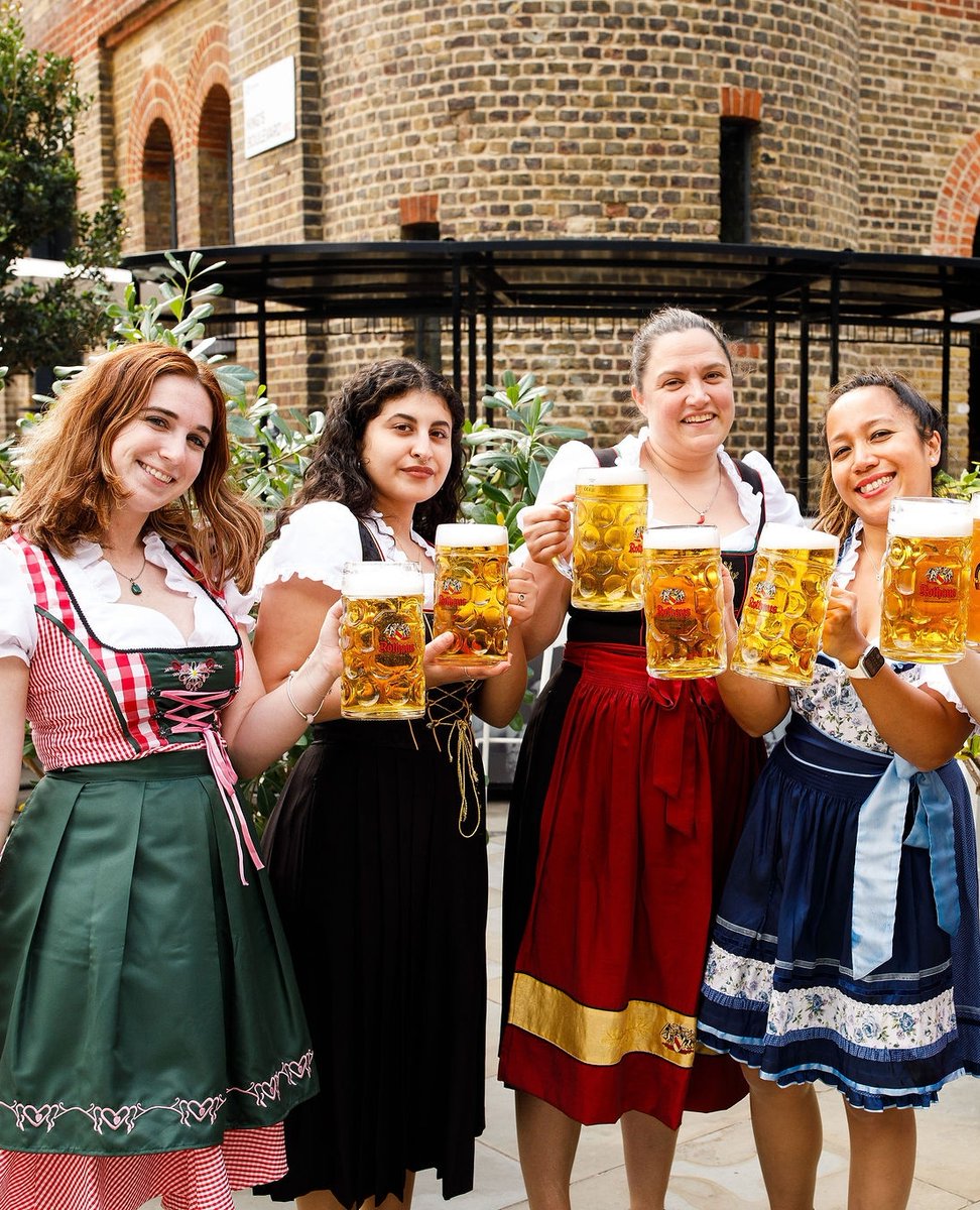 Fridays at Oktoberfest! The Oompah Band is back on our terrace at 5.30pm this Friday but the food and steins are available all week 🍻