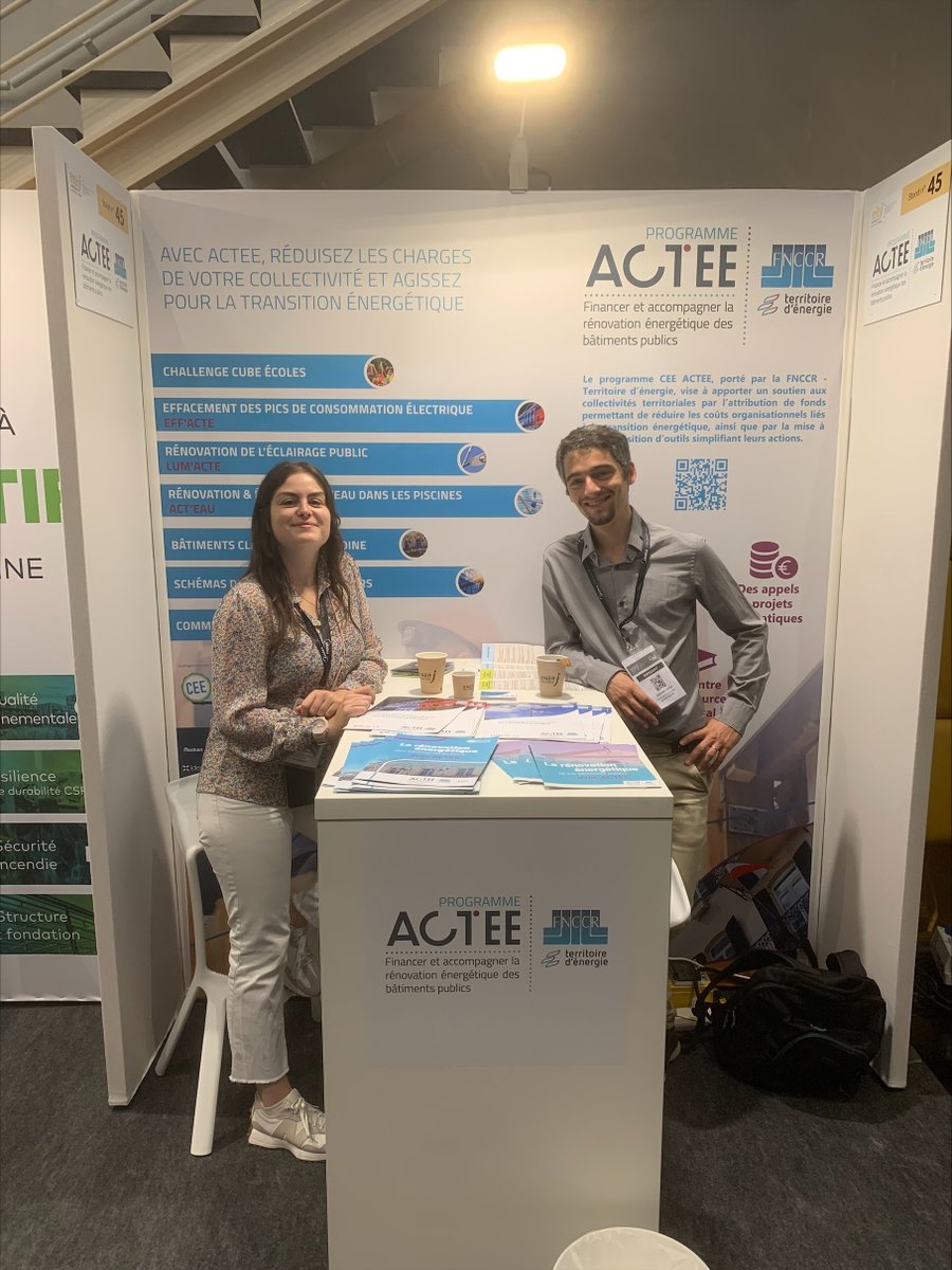 ACTEE (FNCCR) (@actee_fnccr) on Twitter photo 🔴 EnerJ-meeting Nantes 🔴
3 chargés de mission efficacité énergétique <a href="/ACTEE_FNCCR/">ACTEE (FNCCR)</a> sont présents ce jour à Nantes à l'occasion d'EnerJ-meeting. ⚡
🗣️ L'occasion d'échanger avec eux autour du programme ACTEE et du nouveau fonds de #financement CHENE. 💸
#transitionénergétique 🔴 EnerJ-meeting Nantes 🔴
3 chargés de mission efficacité énergétique <a href="/ACTEE_FNCCR/">ACTEE (FNCCR)</a> sont présents ce jour à Nantes à l'occasion d'EnerJ-meeting. ⚡
🗣️ L'occasion d'échanger avec eux autour du programme ACTEE et du nouveau fonds de #financement CHENE. 💸
#transitionénergétique