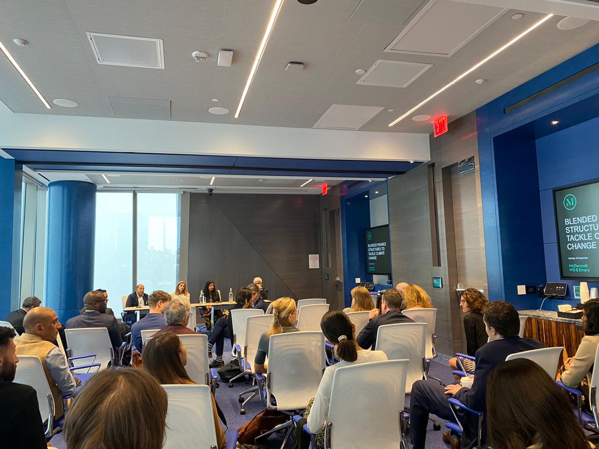 Nuestro director, <a href="/rsgarciapalma/">Rodrigo García</a> , está en #ClimateWeekNYC! Jornadas inaugurales intensas y motivadoras, intercambiando perspectivas con distintos actores involucrados en la gestión de riesgos climáticos y en la canalización de financiamiento verde.