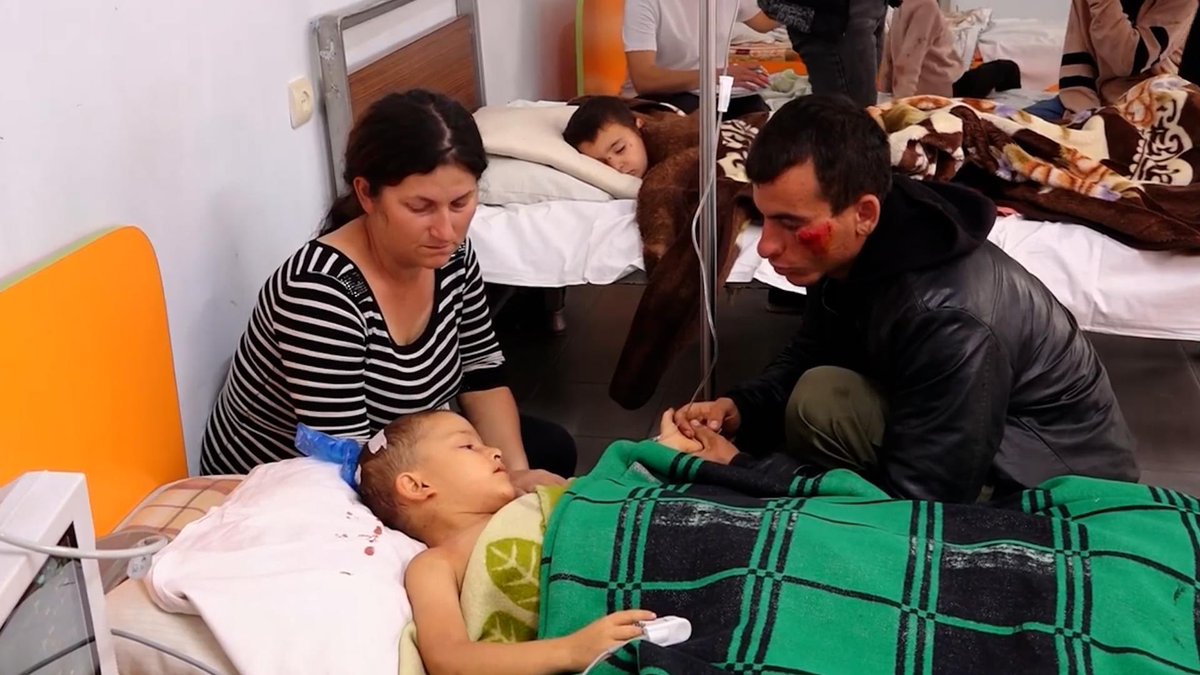 LAfrikian's tweet photo. STOP ethnic clearance and aggression in Nagorno Karabakh. 2 civilians were killed, 28 are injured. The aggressors should be stopped 🛑 #Azerbaijan #NagornoKarabakh 
#StopAzerbaijaniAggression #peace @antonioguterres @presidentaz @EmmanuelMacron @SecBlinken https://t.co/YaxEVXJihA