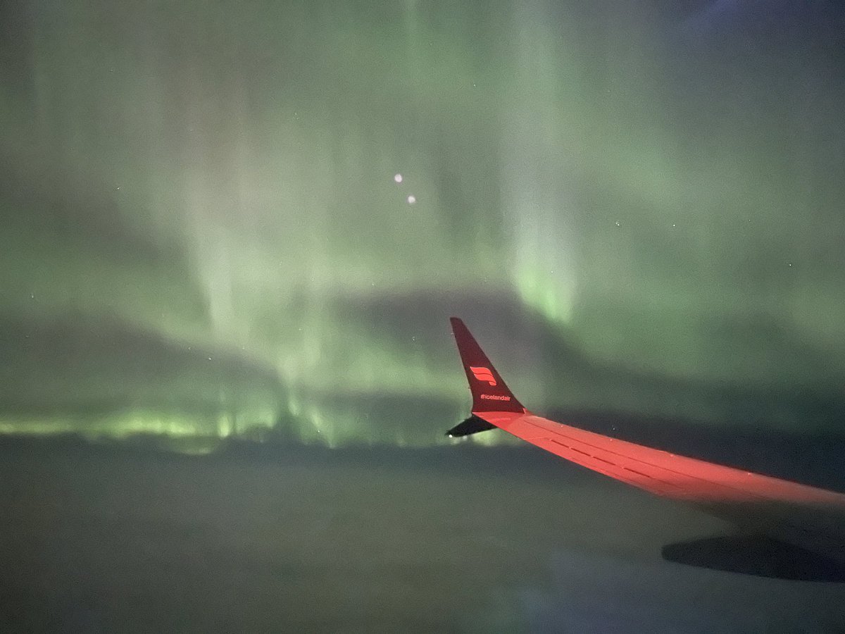 Someone flying to #evefanfest on #icelandair took this picture, I don't know who, but wow, that's a fantastic picture