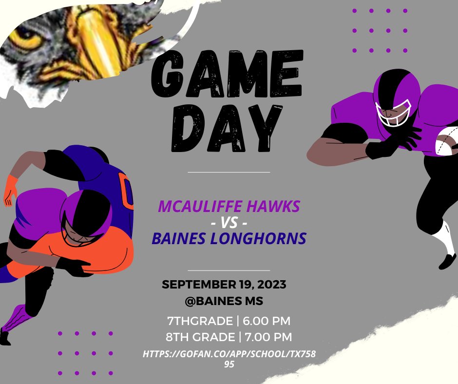 GAME DAY!!! LETS GO HAWKS!!  
#ClassandCharacter 
#HawkNation 
#HawkProud 
#FlyHigh

@whseaglesfb

@cmms_hawks