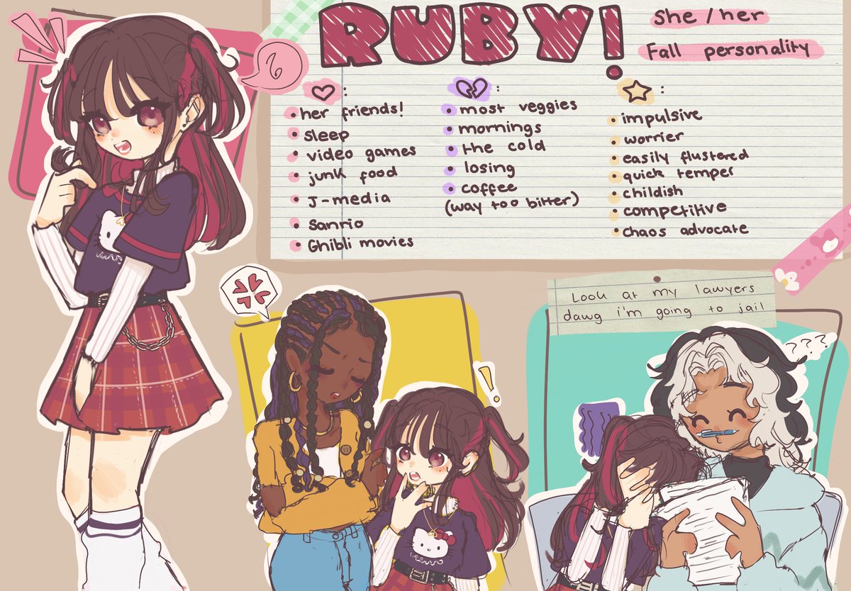 Strawbery_millx's tweet image. im a little late to the keyframes bandwagon but here's my silly billy for #keyframesVN..... Her name is Ruby....!!