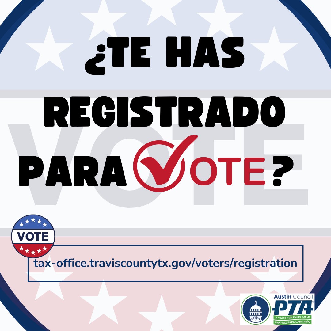 It's National Voter Registration Day! Have you registered to vote? tax-office.traviscountytx.gov/voters #TXLege #TXEducatorsVote #TXEd