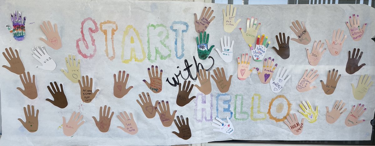 shixon15's tweet photo. When you see someone alone, reach out and help. It is easy, Start with Hello! #sandyhookpromise #StartWithHello #HESDpride #HBSpride https://t.co/mu2msfdfVT