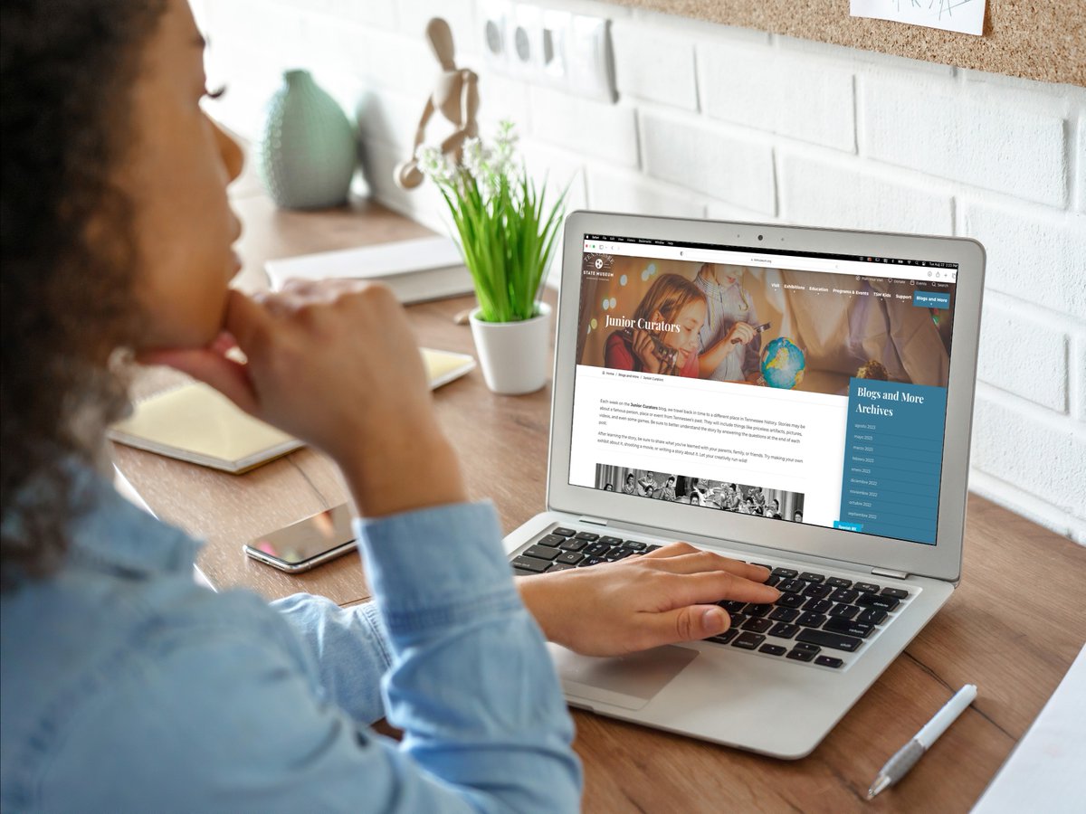 tnstatemuseum's tweet image. The Museum's Junior Curators blog has become a popular resource for students learning Tennessee history across the state and beyond. In our latest Stories blog, read about this initiative and its features, along with some of its top-visited stories: bit.ly/3sXxdn4