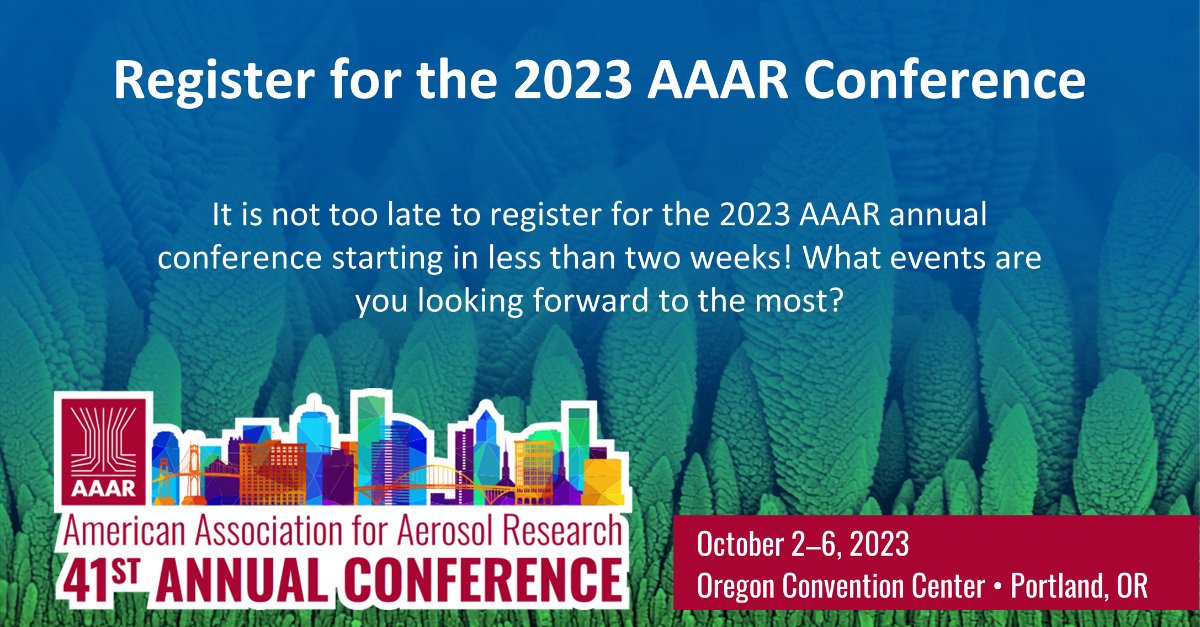 The 2023 AAAR annual conference is less than two weeks away. What events are you looking forward to most? Let us know in the comments below. brnw.ch/21wCJ9v #AAAR2023