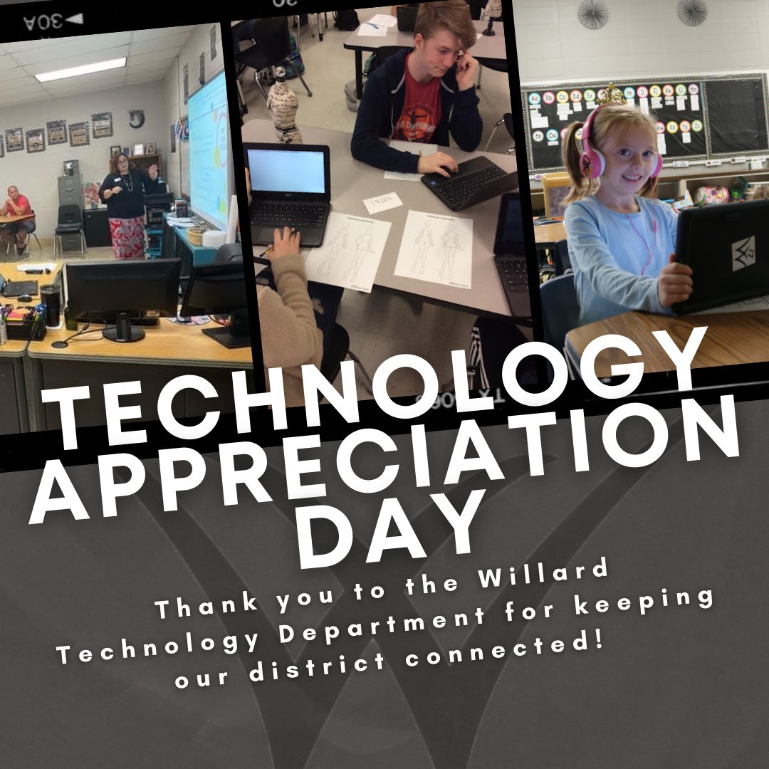 Our technology department works hard behind the scenes, keeping staff and students connected. We appreciate you each and every day; thank you!