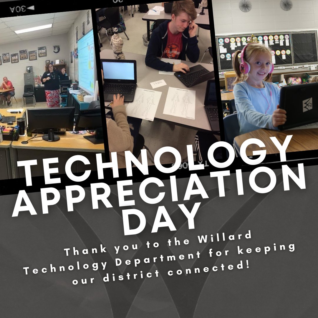 Our technology department works hard behind the scenes, keeping staff and students connected. 

We appreciate you each and every day; thank you!