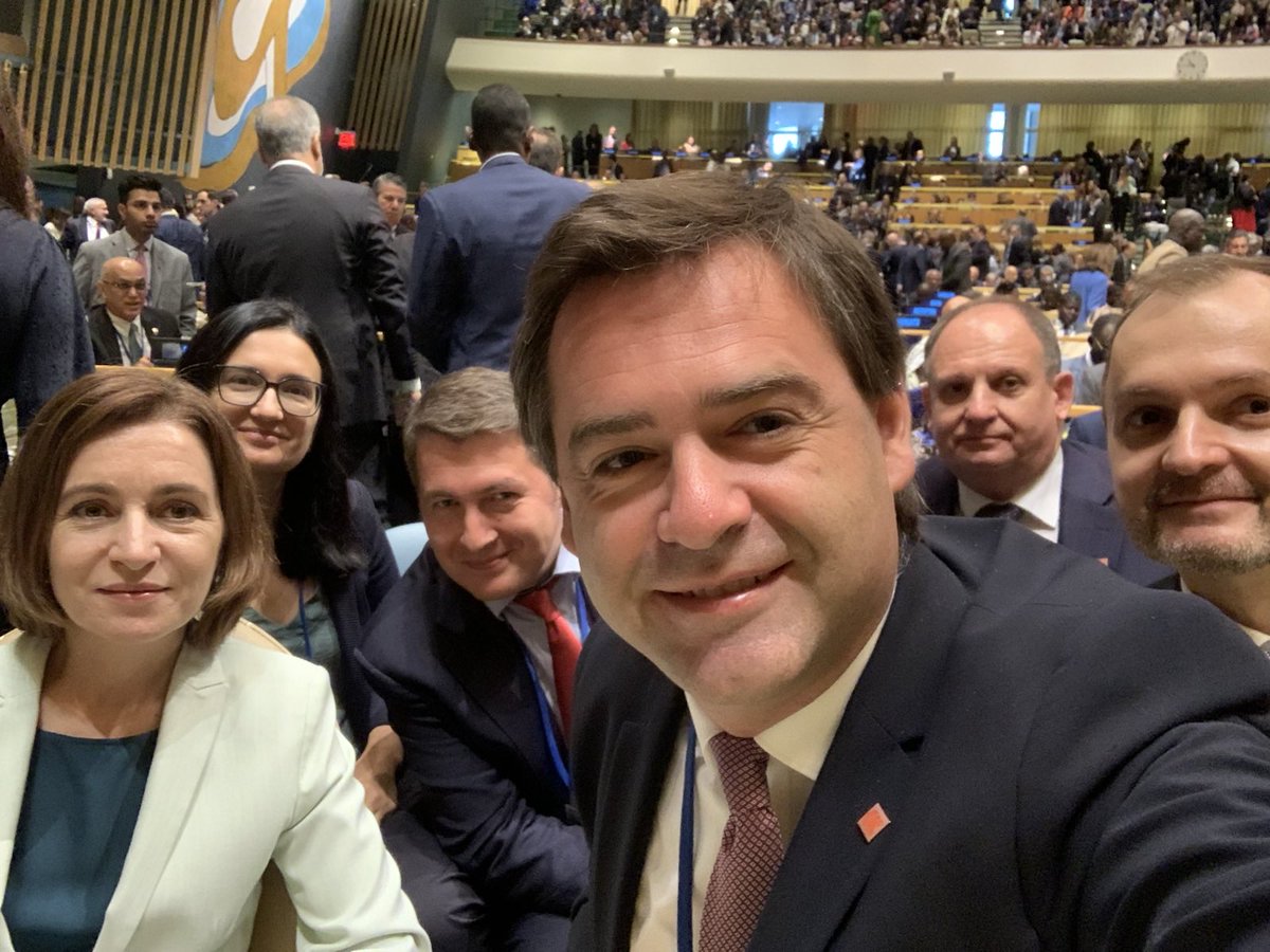 nicupopescu's tweet photo. #TeamMoldova is present at #UNGA78 to address crucial issues:

✅️Discussing Russia's war in Ukraine &amp; its regional impact.

✅️Highlighting our role in European stability &amp; security.

 ️✅️Presenting our reform agenda for EU accession negotiations.

@sandumaiamd https://t.co/C3mWlwibkT