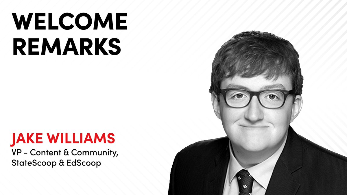 🎉 <a href="/JakeWilliamsDC/">Jake Williams</a>, VP of Content and Community at <a href="/State_Scoop/">StateScoop - @statescoop.bsky.social</a> &amp; <a href="/EdScoop_news/">EdScoop News</a>, virtually kicks off the 2023 #ITModSummit with welcome remarks!  Remember, you can tune in from anywhere and join us online! 

Learn more here: itmodernizationsummit.upgather.com