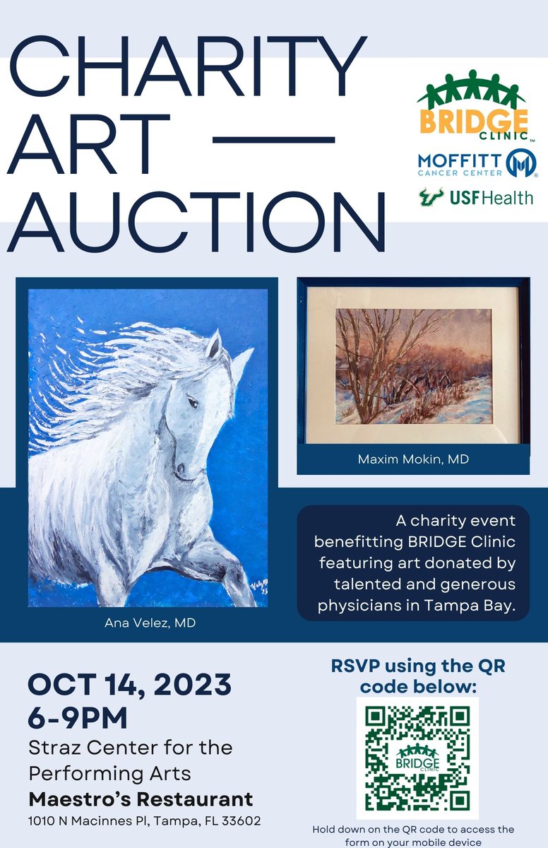 MaxMokinMD (@mokinmax) on Twitter photo Charity Art Auction at <a href="/StrazCenter/">Straz Center</a> 🖌️🖼️🎨
Spread the word 📢
<a href="/USFHealth/">USF Health</a> <a href="/MoffittNews/">Moffitt Cancer Center</a> <a href="/USFNeurosurgery/">University of South Florida Neurosurgery</a> <a href="/usfneurons/">University of South Florida Neurology Residency</a> <a href="/WaldoGuerrero82/">Waldo Guerrero</a> Charity Art Auction at <a href="/StrazCenter/">Straz Center</a> 🖌️🖼️🎨
Spread the word 📢
<a href="/USFHealth/">USF Health</a> <a href="/MoffittNews/">Moffitt Cancer Center</a> <a href="/USFNeurosurgery/">University of South Florida Neurosurgery</a> <a href="/usfneurons/">University of South Florida Neurology Residency</a> <a href="/WaldoGuerrero82/">Waldo Guerrero</a>
