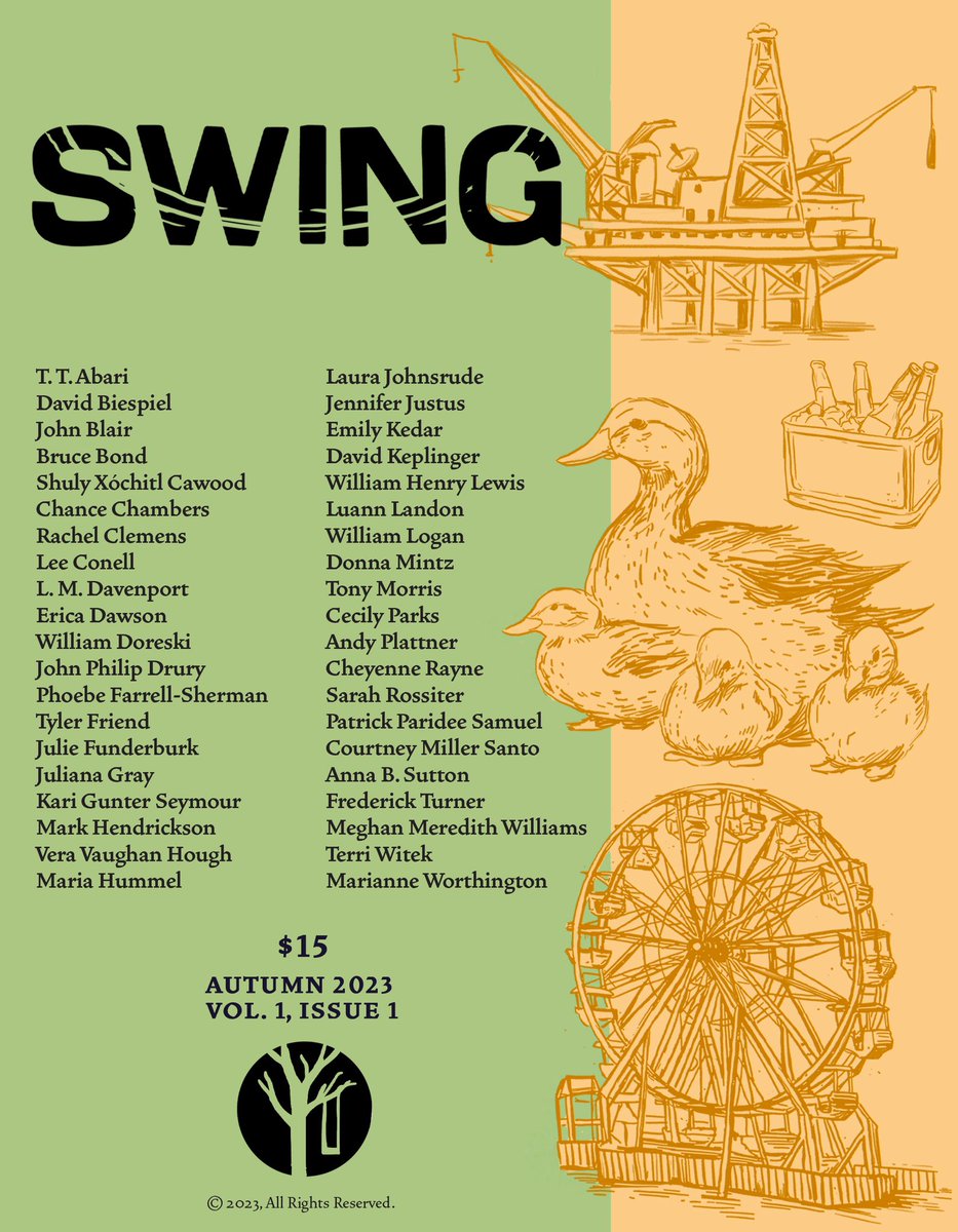 HeidiSiegrist's tweet photo. So excited for the first issue of SWING! This is such a beautiful magazine—get it on your radar! Check it out and submit work here:  https://t.co/jCmhspCoZP https://t.co/gQmNQvEqyD