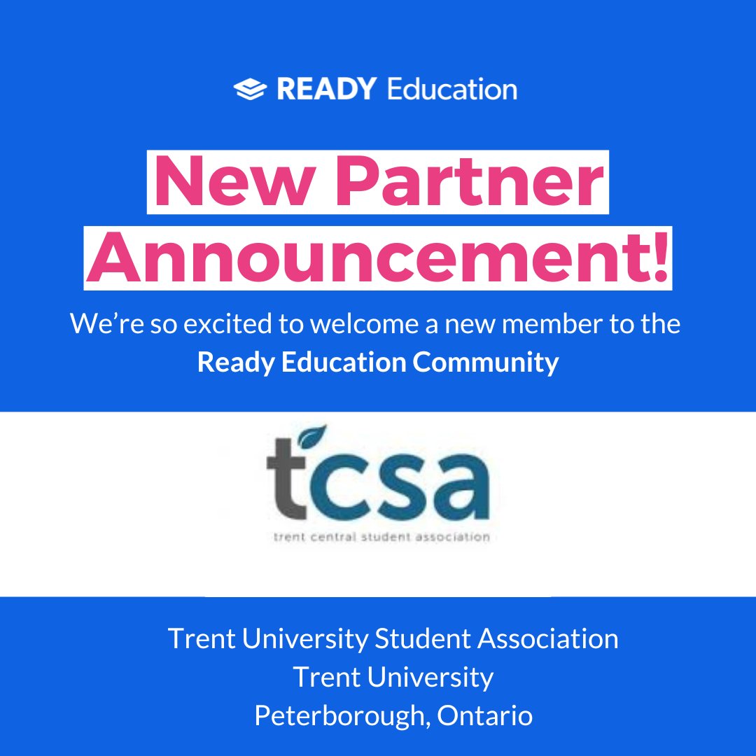 🎉It’s official! Students can now download their @theTCSA app right to their phones! Trent Central Student Association’s new app will help members stay organized and accomplish more as an organization. #studentsuccess #studentassociations #tcsa