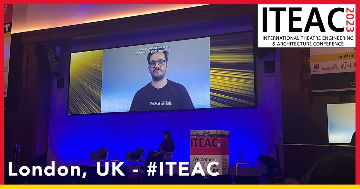 IteacEvents's tweet photo. The afternoon keynote speech is from Marcos Felipe, the inspirational leader of Teatro de Contêiner Mugunzá, a theatre made of maritime containers in the centre of the city of São Paulo, Brazil.
#ITEAC #Theatre #TheatreArchitecture #TheatreDesign #Architecture #ArtsArchitecture https://t.co/mkGFbJtZbP