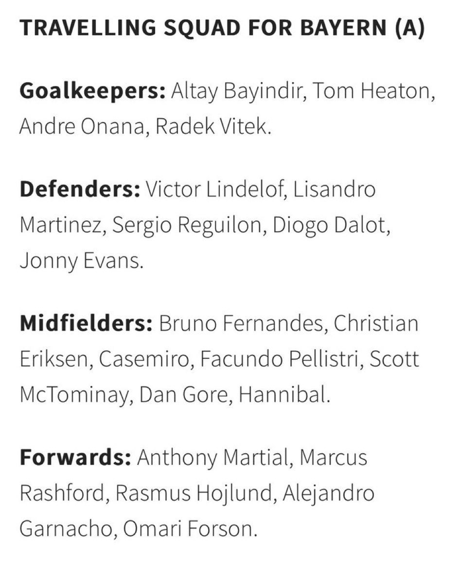 EVERY football fan takes ‘Manchester United’ at face value.

The standards are the same as the SAF era when it’s a shadow of his club, hence constant OTT coverage.

But look at that squad and tell me with a straight face that the uproar and debate over Ten Hag’s job isn’t daft.