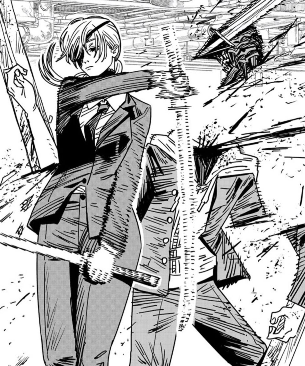 tanijrou's tweet photo. CHAINSAW MAN 143 

SHES FUCKING BACK 
QUANXI IS FUCKING BACK https://t.co/evQgFkmj8g