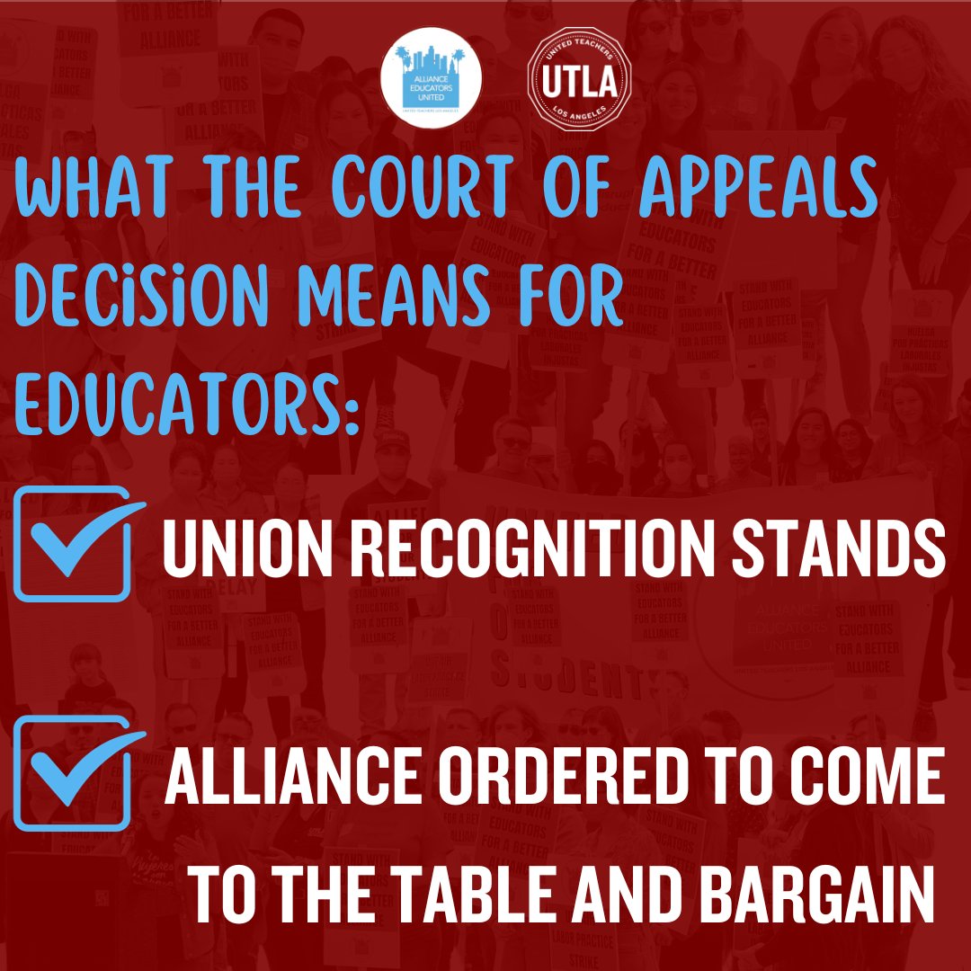 Alliance Educators United tweet media