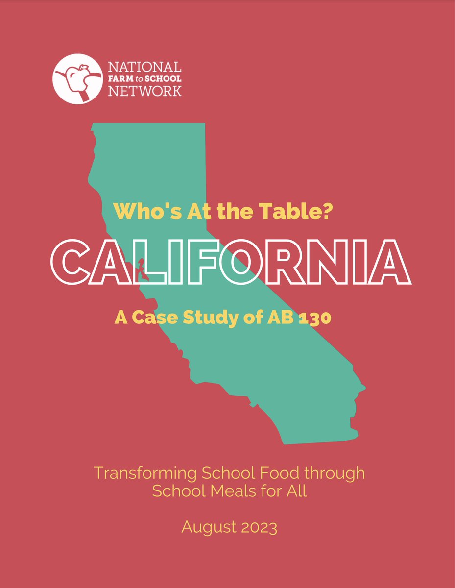CA + 8 other states now have laws to serve free school meals to all kids. It's good policy w/ bipartisan support in many states. 

These critical investments in our kids’ futures also support our farmers by serving fresh meals made w/ local ingredients. bit.ly/3rnQddK