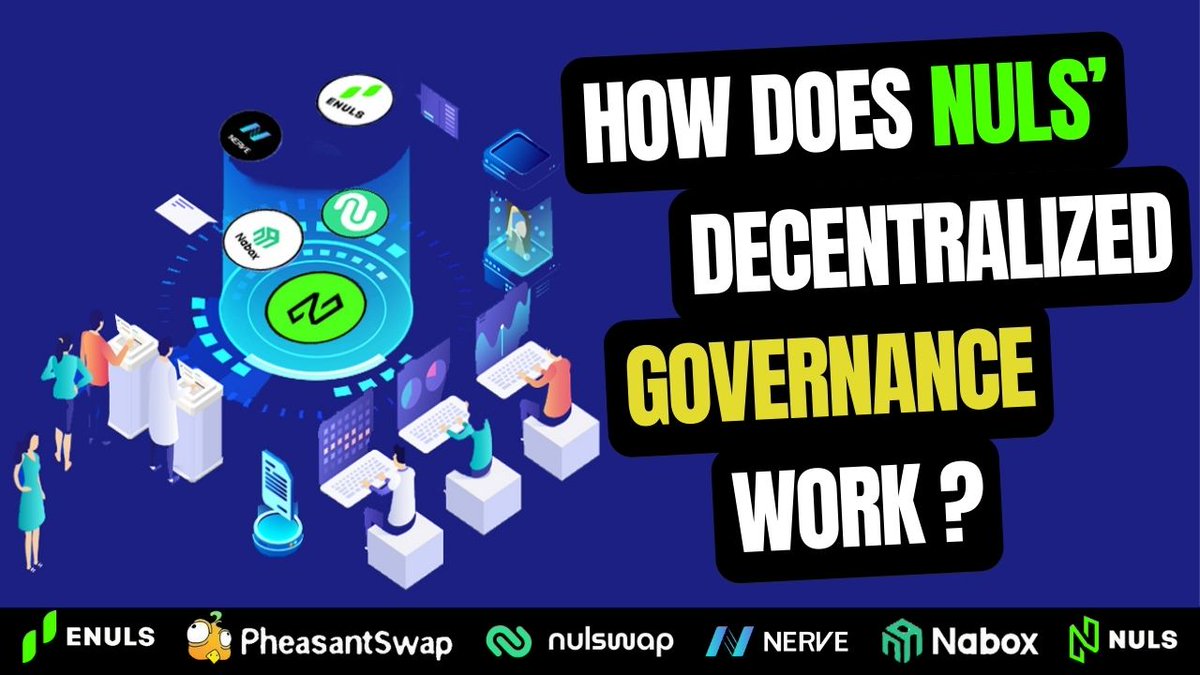 How does #Nuls' decentralized #Governance work? 🗳️

Watch the video below on Nuls' official YouTube channel:
youtu.be/_AefP-Of6jo

#Nuls #Nulswap  #enuls #blockchain #web3 #pheasantswap #Crypto