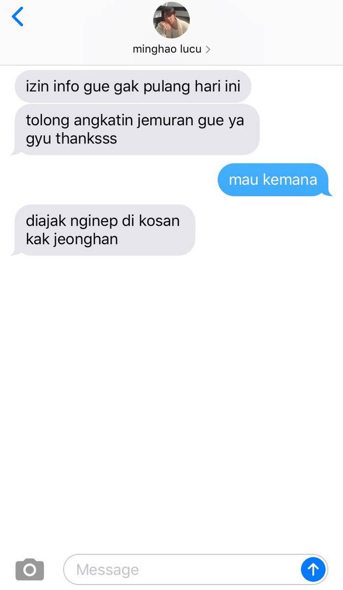 haojicha's tweet photo. gyuhao few tweets au

saat saat harus panik karena mantannya gebetan kembali muncul ke permukaan https://t.co/xVMMr7RNtn