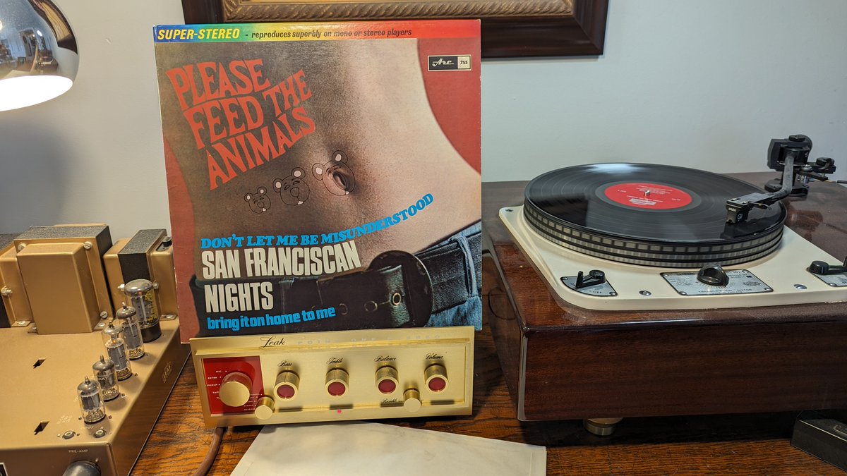 Unknown Artist – Please Feed The Animals 1967 Arc Records
#vinyl #nowspinning 
fun - really good - 😎🎵💎🎸