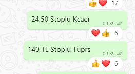 #KCAER +%2,5
#tupras  +%4,62  Para bizim isimiz 😎