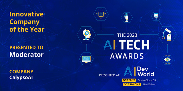 calypsoai's tweet image. 🏆 CalypsoAI Is The 2023 AI TechAward  Innovative Company of the Year🏆

Thanks, AI DevWorld, for recognizing our team&apos;s hard work, dedication, and commitment to excellence. We&apos;ll keep innovating and making a positive impact in the AI industry.
#calypsoai #LLMSecurity #aisecurity
