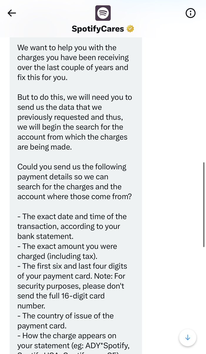 TheRealBrigofCA's tweet photo. @SpotifyUSA @SpotifyStatus are criminals same bs for months and months they won’t shut down account or refund it’s had to change my bank card to make it stop!! https://t.co/eaP0z1lWww