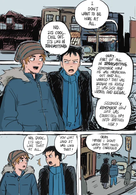 page redraw just bc i think this exchange is funny af #scottpilgrim 