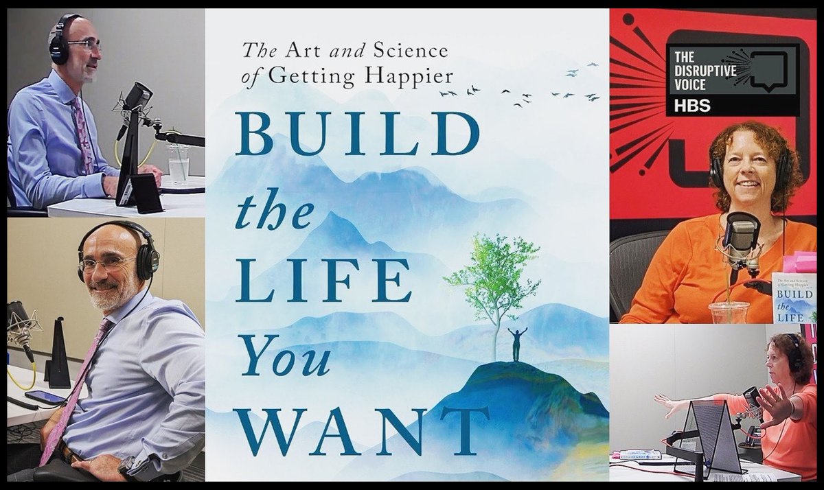 Recently @arthurbrooks and @Oprah teamed up to write Build The Life You Want: The Art and Science of Getting Happier. In this #DisruptiveVoice episode, Arthur joins @KarDillon to discuss the book & more! To listen - thedisruptivevoice.libsyn.com/115-build-the-… @HarvardHBS #Happiness #InspiredByClay