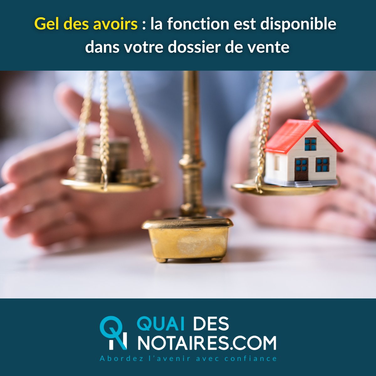 Notre dossier de vente chez Quai des Notaires ne cesse de s'enrichir pour vous offrir le meilleur service possible. 💡
Nous sommes ravis de vous annoncer notre dernière innovation : l’interrogation du Registre national des gels. ✅
#transfonum #notaire #notaires #dossierdevente