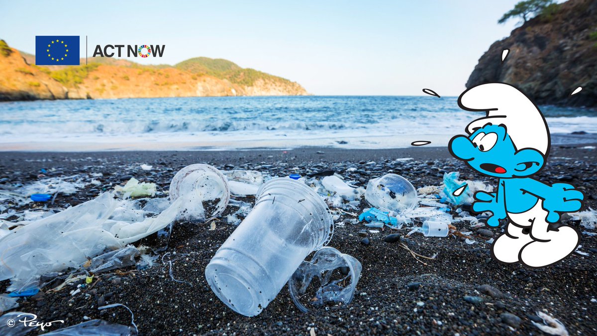 Hoy en día existen más de 150 millones de toneladas de plástico en los océanos 🌊. Si no actuamos ahora en el 2050 habrá más plástico que peces en el mar. ¡Reduzcamos el consumo de plásticos y reciclemos!
#ActNow #EUGreenDeal #OceanEU