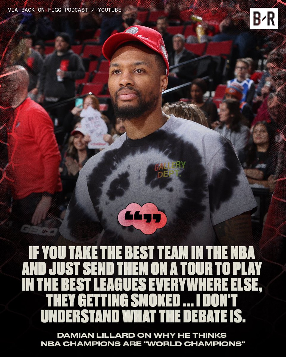 Dame chimes in on NBA champ/world champ debate 👀

(via <a href="/backonfigg/">Backonfigg</a>)