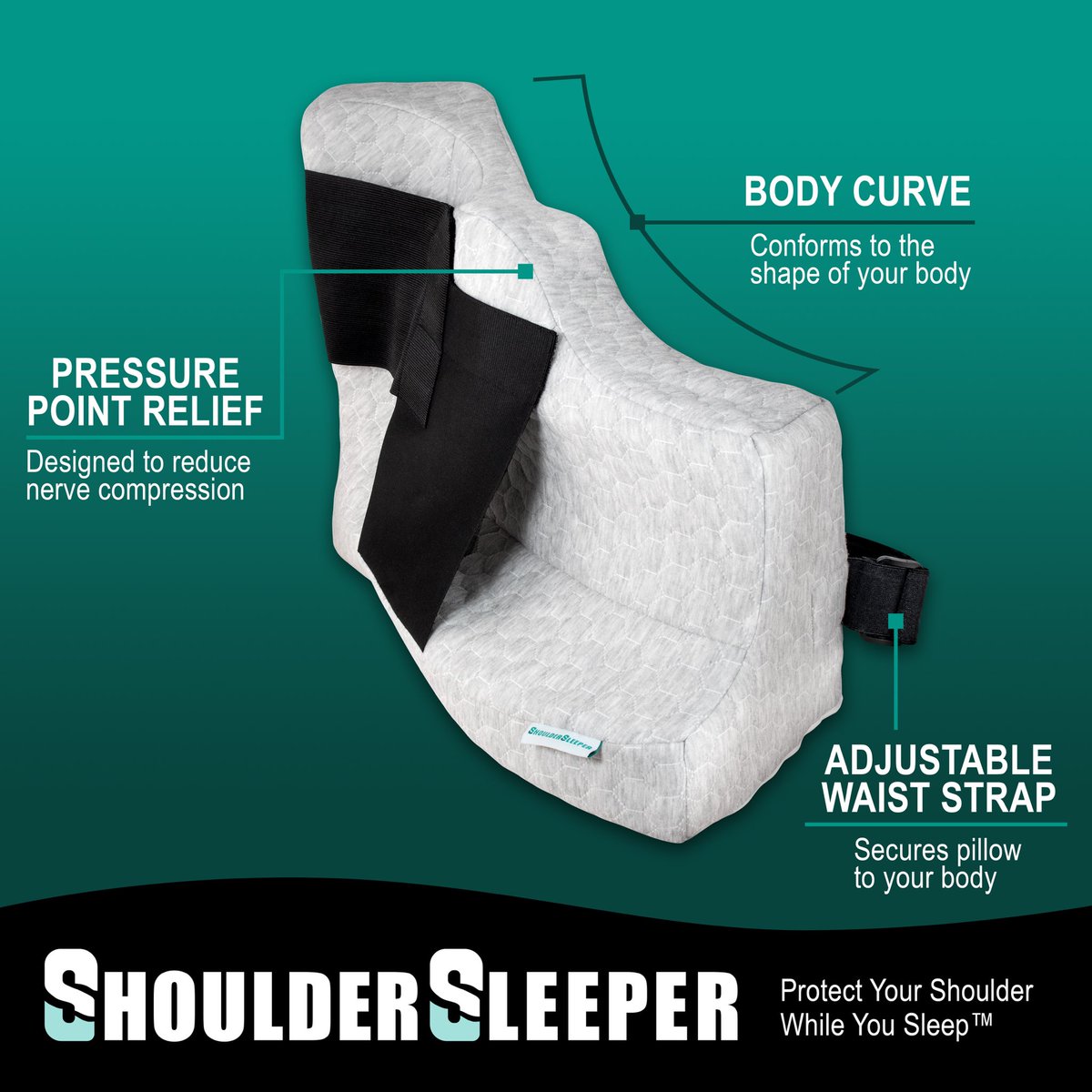The Shoulder Sleeper Pillow