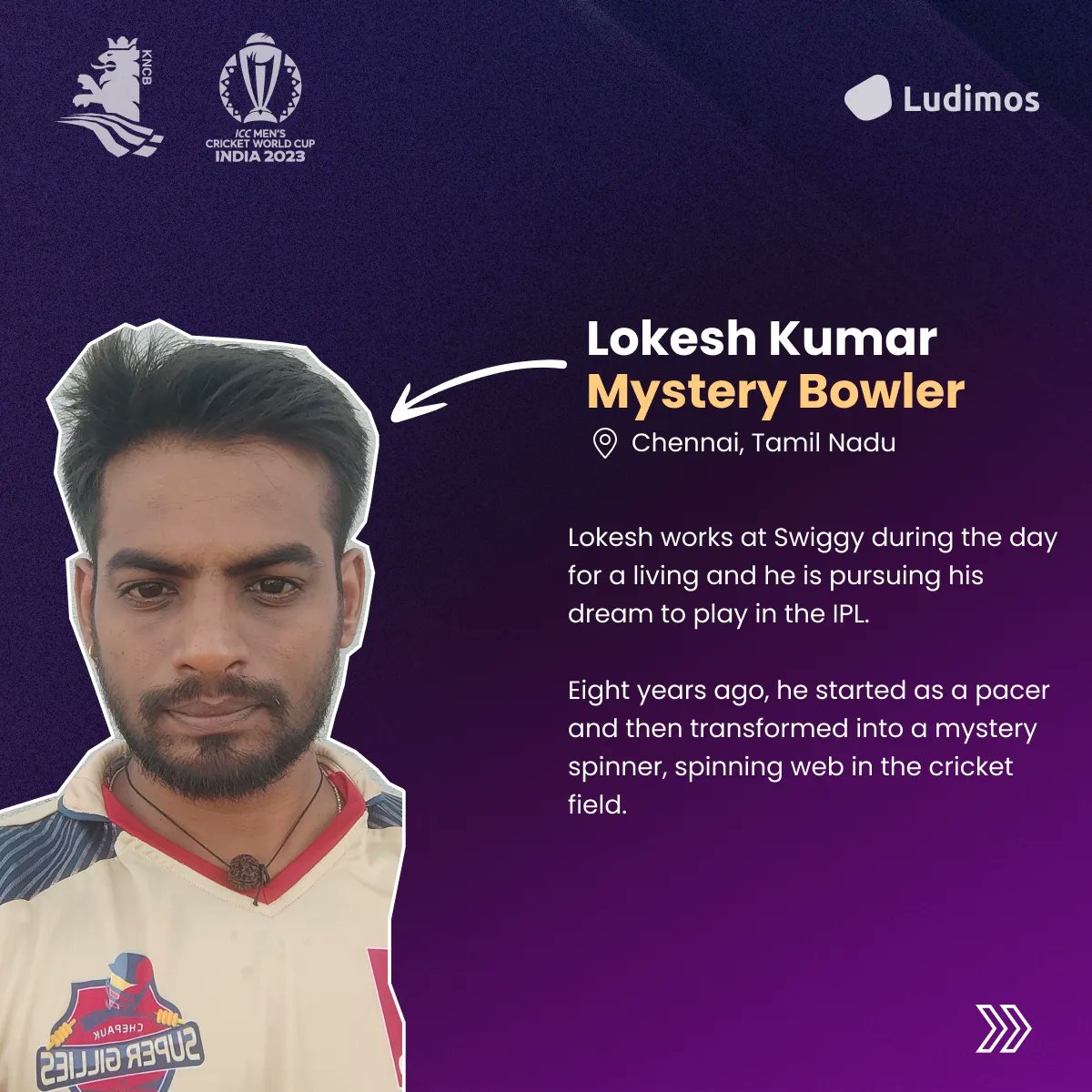 KNCBcricket's tweet photo. Thank you for the overwhelming response to our net bowlers hunt, India. Here the 4 names who will be part of the team's #CWC23 preparations. 🙌 @ludimos https://t.co/arLmtzICYH