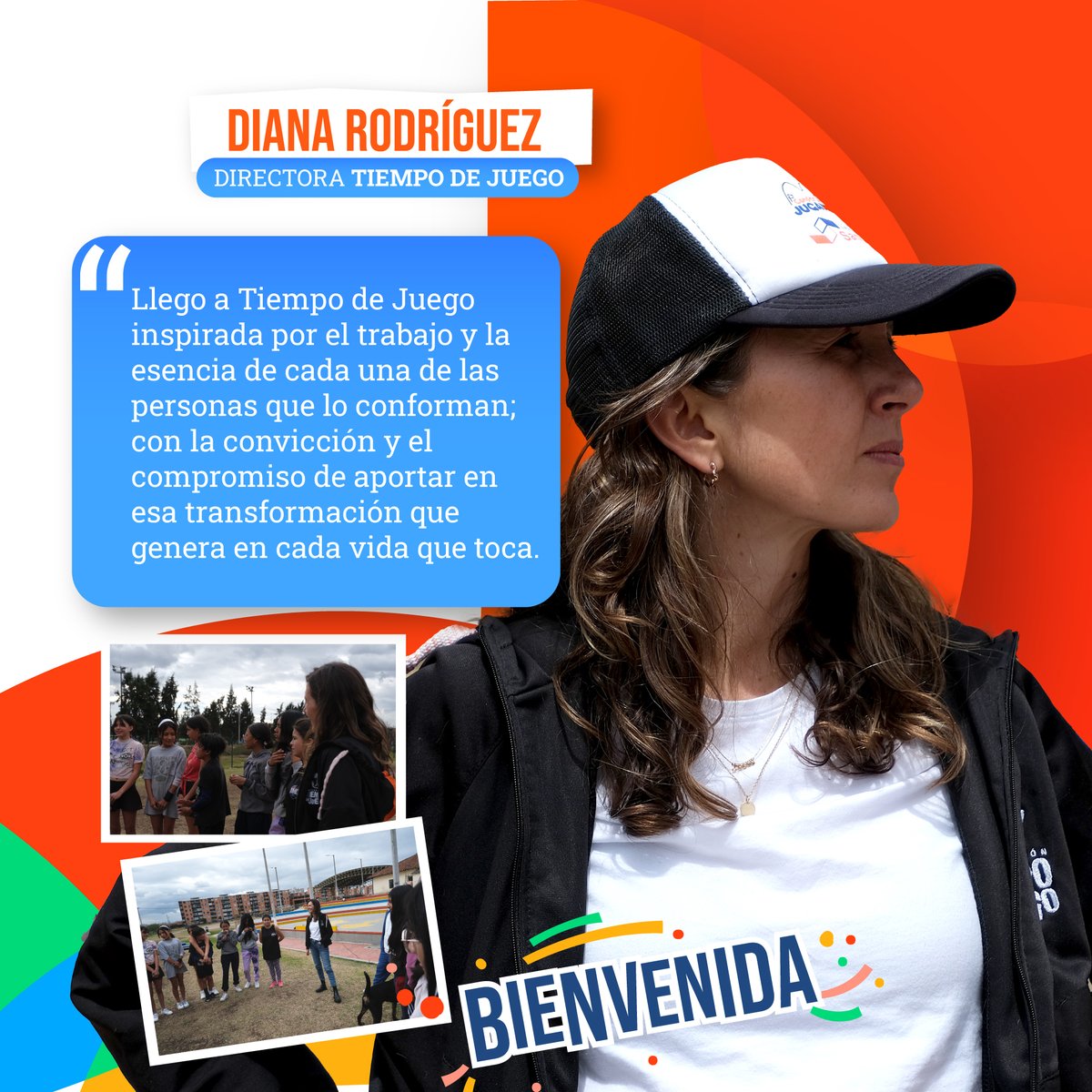 TiempodeJuegoTJ's tweet photo. Nueva Capitana en Tiempo de Juego 🧵:

¡Tenemos emocionantes noticias!

¡Nos complace compartir con ustedes una noticia emocionante y llena de esperanza! Queremos dar una cálida bienvenida a nuestra nueva directora de la Fundación Tiempo de Juego. https://t.co/Vg5vjQawB7