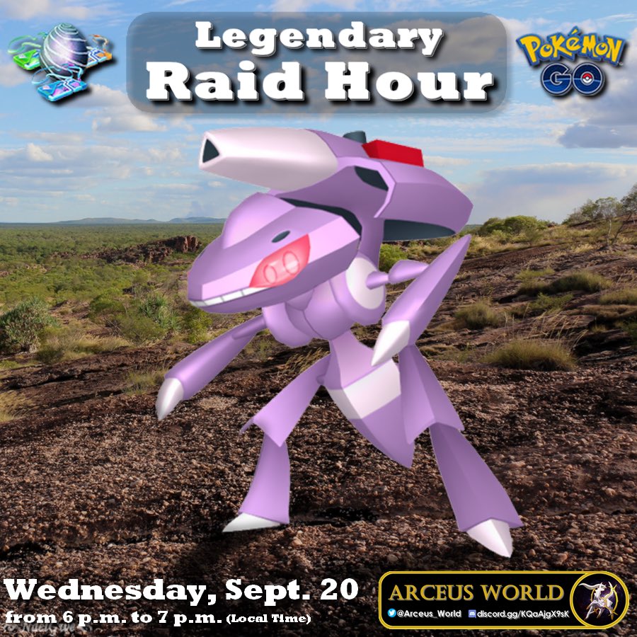 Arceus_World's tweet photo. Legendαrч Rαıd Hour ꧁❂✨Ɠєηєѕєcт ✨❂꧂
✰ Wed, Sep 20 from 6pm to 7pm (Local Time)
❣️Like & RT💝
#PokemonGO #ExRaid #PokemonLegendsArceus #ShinyCheck #色違い #ポケモンGO #pokemon #Genesect #ゲノセクト
🇺🇸 🇬🇧 https://t.co/7lL6XiBB7J