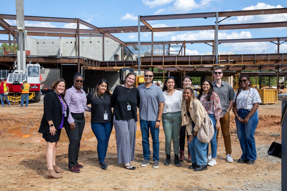 WCPSS's tweet image. 🌟🏫 A Milestone Moment! 🏗️ The beam raising ceremony at the new Baucom Elementary School this week was a symbol of progress, unity, and the bright future awaiting our students. Exciting times ahead! 📚 #BaucomElementary #BuildingForTomorrow #WCPSS