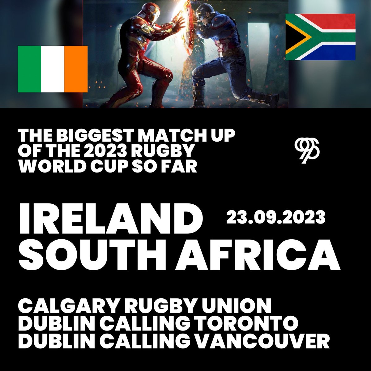LIVE Ireland x South Africa Calgary | @CalgaryRugby 13:00 Toronto | @dublincallingto 15:00 Powered by #MacronPacific #KeepRugbySocial | #RWC2023