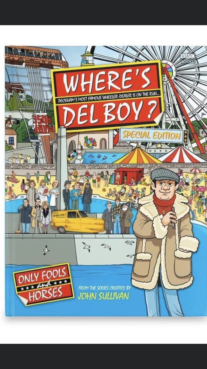 djnickjones's tweet photo. Special #margate @DreamlandMarg cover on little brothers  @mikejonesdesign new ‘where’s del boy’ book 👍coming in October https://t.co/xPAWgL9YDj