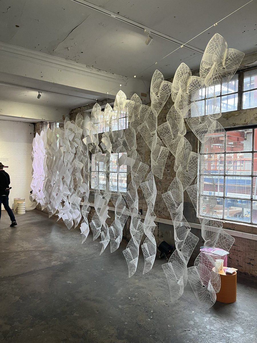 The Works Place at Material Matters is taking shape. Hope to see a lot of you later in the week.