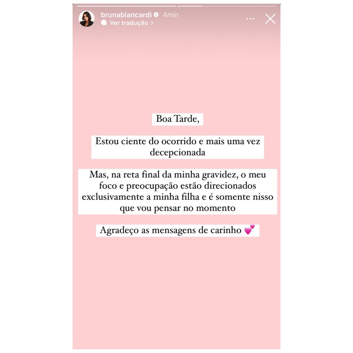 🚨VEJA: Bruna Biancardi se pronuncia após vídeo de Neymar em balada: “Mais uma vez decepcionada”.