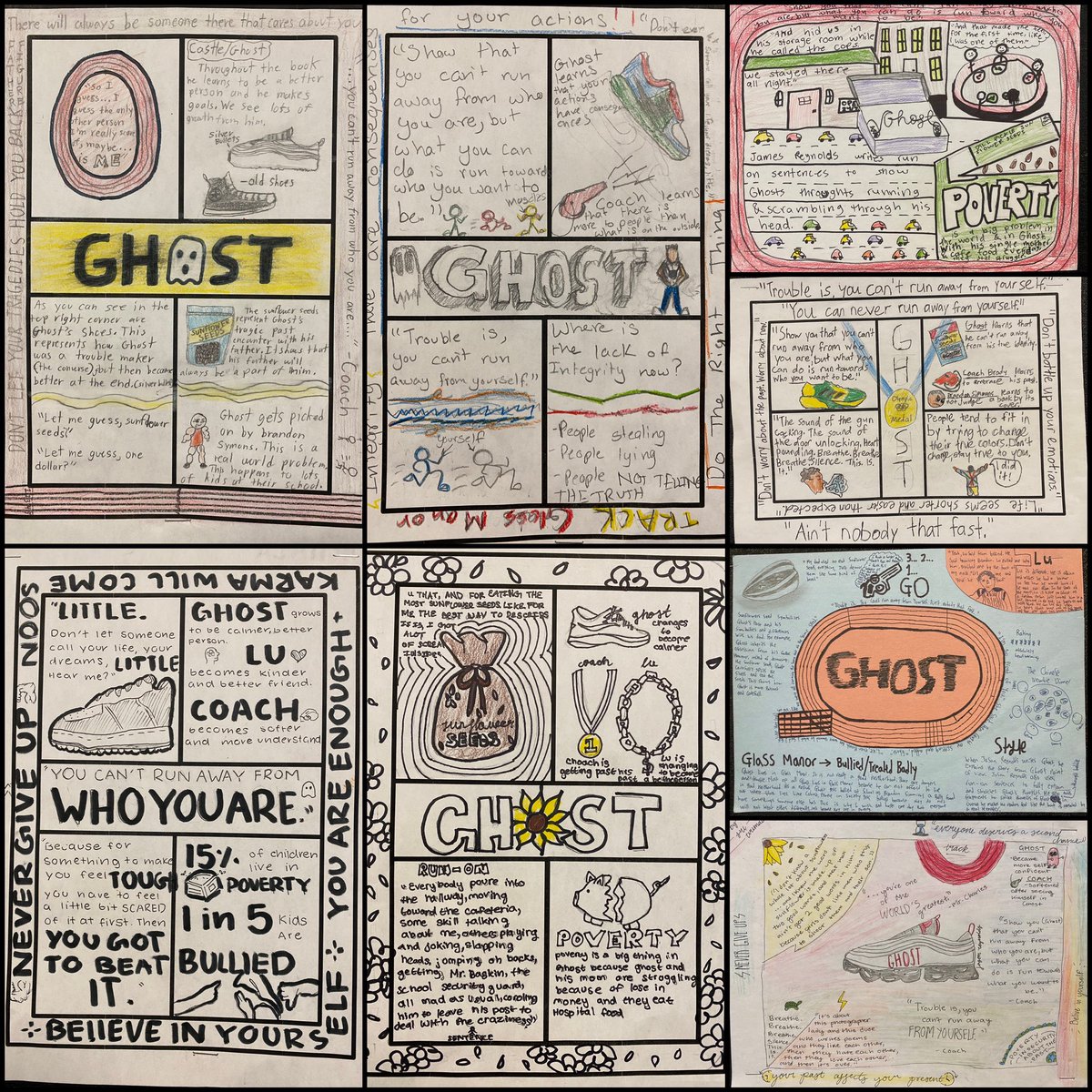 Ms. Damm (@msdamm7) on Twitter photo My 7th-graders cheered every time we read a chapter from Ghost, and they were disappointed when we finished. They are big <a href="/JasonReynolds83/">Jason Reynolds News</a> fans and were excited to create these one-pagers about the novel, exploring theme, character development and writing style. <a href="/FISD_PearsonMS/">Pearson Middle School</a> My 7th-graders cheered every time we read a chapter from Ghost, and they were disappointed when we finished. They are big <a href="/JasonReynolds83/">Jason Reynolds News</a> fans and were excited to create these one-pagers about the novel, exploring theme, character development and writing style. <a href="/FISD_PearsonMS/">Pearson Middle School</a>