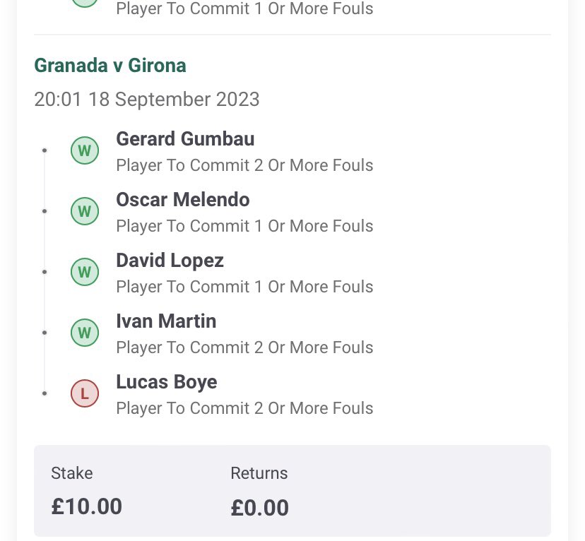 InplayIcon's tweet image. Had a personal bet on as well which was 2 fouls off a 300/1.