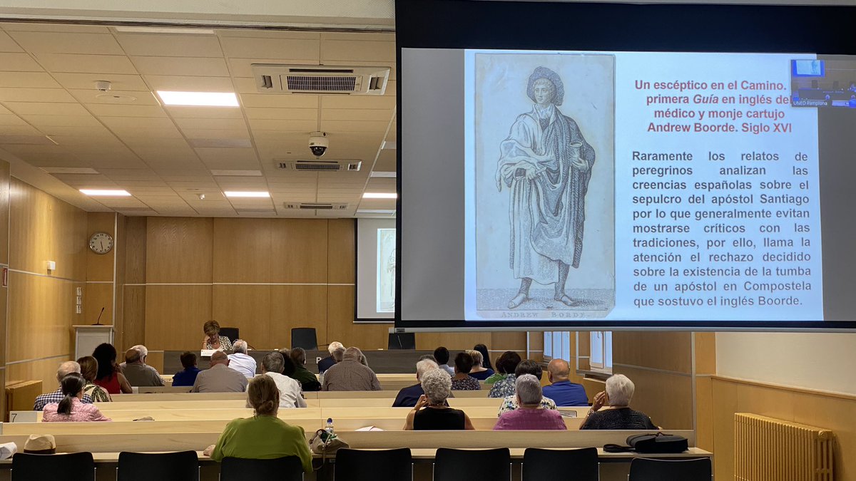 unedpamplona's tweet image. Cursos de Verano 🌞

🔛 LAS PEREGRINACIONES A SANTIAGO A LO LARGO DE LA HISTORIA.  Siglo XX. Resurgimiento del Camino Francés. Pioneros en Navarra. 

🗣️ Dirección: Carmen Jusué Simonena. Especialista en Historia del Camino.

@AmigosCamino 
@gob_na 

#SomosUNED #Somos2030