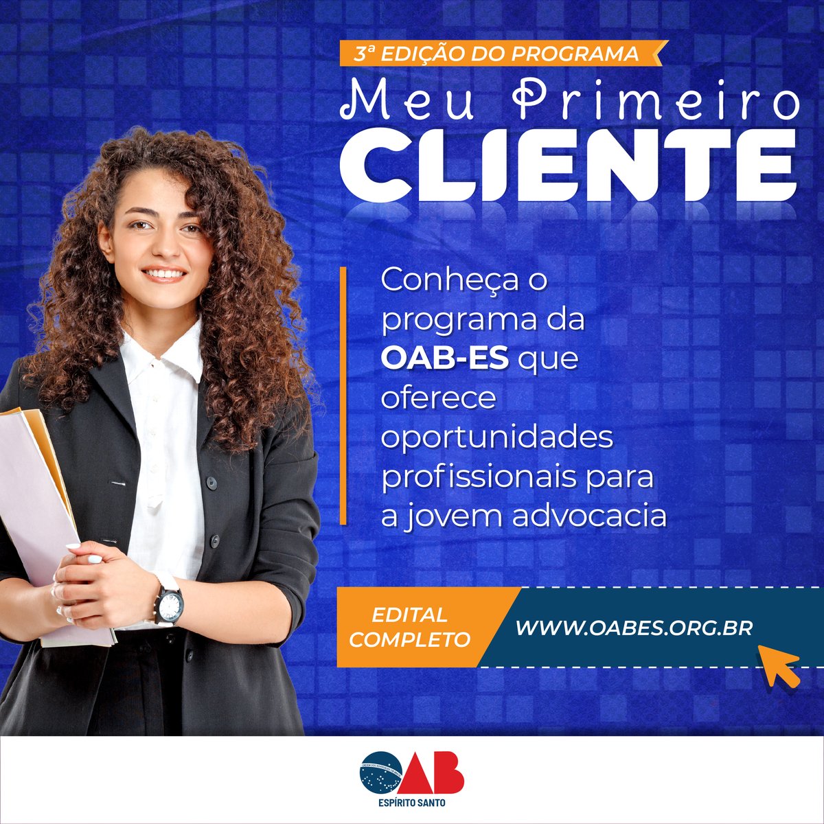 oabes's tweet photo. OAB-ES lança 3ª edição do Meu Primeiro Cliente

👉🏻 https://t.co/ESI0S172Ky https://t.co/jLZc0ypjrK