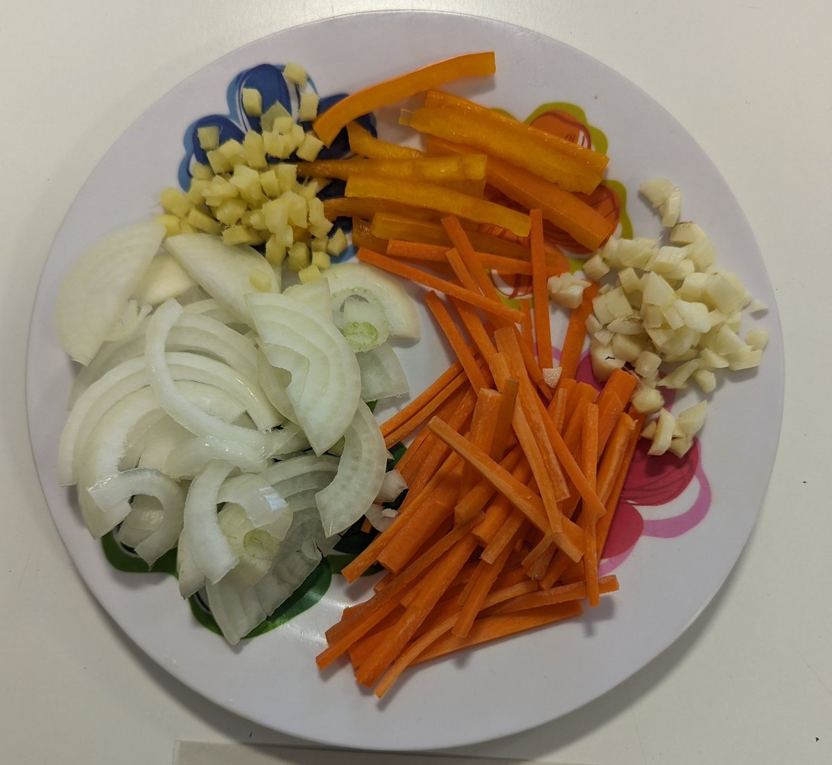 MrHendryHEc's tweet photo. Today Practical Cookery pupils practiced their knife skills preparing vegetables to National 5 standards with prepared weights for a tasty Chicken Stir Fry 🥕🫑

@HomeEcPrestwick @pwkacademy #ambition https://t.co/AQ4DPeLYP9